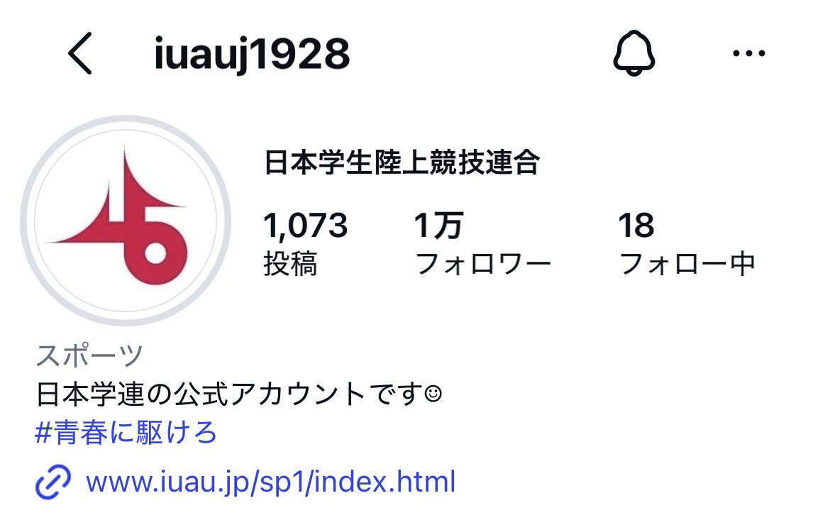Instagramプロフィール